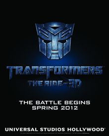 The dynamic, motion-based thrill ride will tell an original “TRANSFORMERS” story using original, photo-realistic 3D-HD media, so