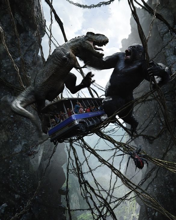 “King Kong 360 3-D” Created by Peter Jackson is the world's largest, most intense 3D experience, combining thrilling visceral ef