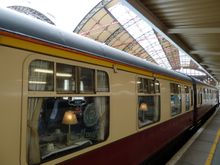 The Open 2011 Express at London's Victoria Station