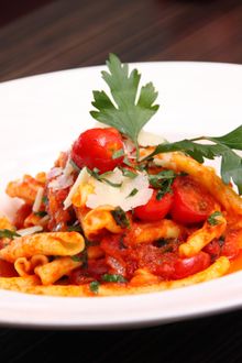 Strozzapreti Pasta with Nonna’s Tomato Sauce