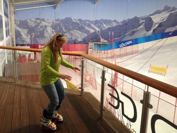 Emily Sarsfield Using The SkiA Sweetspot Trainer