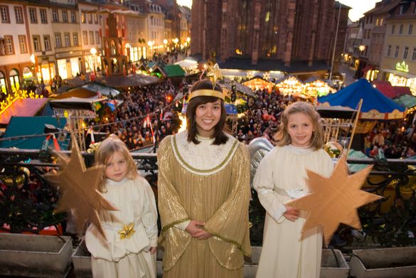 Einfach himmlisch: Das Heidelberger Christkind 2007 und seine Engel