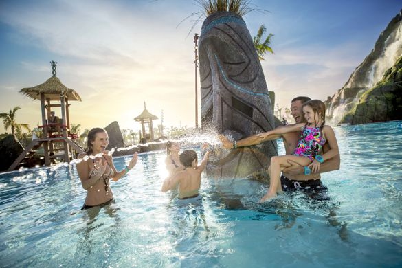 Use promo code “SAVE5” on VisitOrlando.com purchases from March 19 – April 15 to save an extra 5 percent at checkout on all tickets Visit Orlando sells, including to attractions like Universal's Volcano Bay™ Water Theme Park, pictured here.