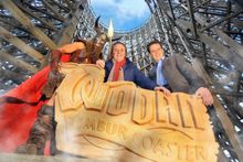 Roland and Michael Mack reveal the name of the new top attraction “WODAN - Timburcoaster”