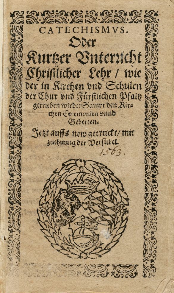 The Heidelberg Catechism from 1563