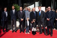 TT.SS.HH. Prince Albert II and Princess Charlène, accompanied by Crown Prince Jacques and Princess Gabriella next to Pierre Casiraghi, Michael Wittstock, Jean-Luc Biamonti, Daniel Lambrecht, Ivan Harbour, Alexandre Giraldi