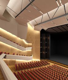 Concept deisgn of the newly refurbished ASB Theatre