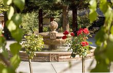 Fountain at Harvest Inn in St. Helena