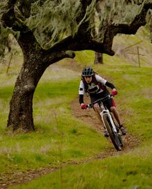Biking along a Napa Valley trail