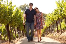 Walking the Temecula Vineyards