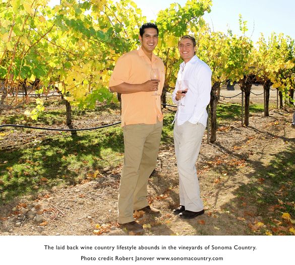 Romance in the vineyards of the Sonoma Wine Country
