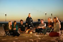 Beach Bonfires in Huntington Beach