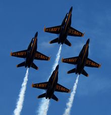 Blue Angels Fly over Baltimore