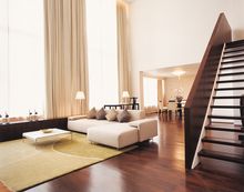 Metropolitan Bangkok's Penthouse Suite- dining room and stairs