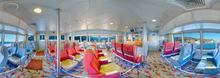 Interior of a Catalina Express Catamaran