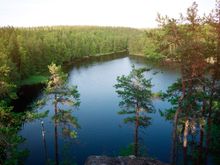 Nuuksio national park in Espoo, near Helsinki