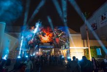 Delegates experienced Transformers: The Ride – 3D before it's opening debut to other visitors. 