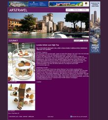 Screenshot Gourmet artntravel.de