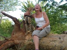Kissed by a cheetah!