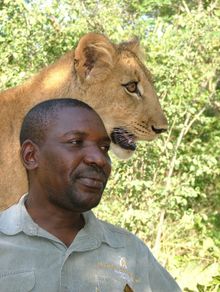 'Mummy' Ian Ngwenya with Tshungu