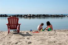 Chelsea Beach on Toronto Island Park