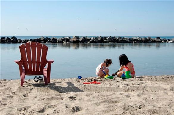 Chelsea Beach on Toronto Island Park