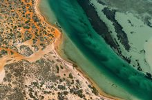 Aerial view of Dirk Hartog Island National Park