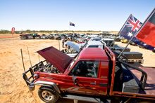 The Outback Loop Bedourie Ute & Travellers' Muster in Bedourie Queensland (Photographer: Rowan Bestmann).