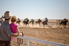 Outback races in Bedourie, Queensland (Photographer: Rowan Bestmann).