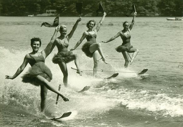 1960s Tommy Bartlett Water Skiers; photo courtesy Tommy Bartlett Show, Wisconsin Dell