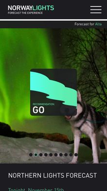 NorwayLights - App That Guides You To The Northern Lights