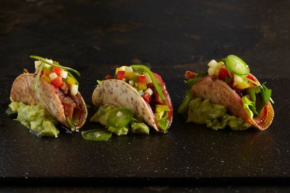 Berkshire Pork Taco with Honeycrisp Apples