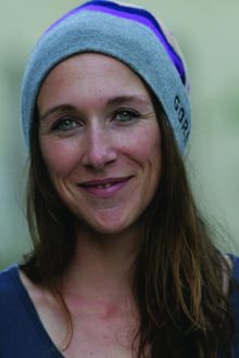 Profi Freeriderin Pia Widmesser
