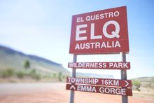 el Questro Wilderness Park Sign