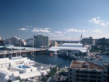 Darling Harbour view from Metro Apartments on Darling Harbour