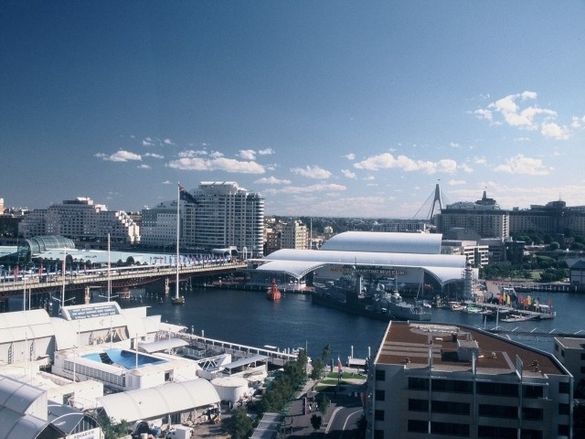 Darling Harbour view from Metro Apartments on Darling Harbour