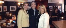 L to R: Libby Cooke, Michael Holtz and Helen Logas at the NYC event