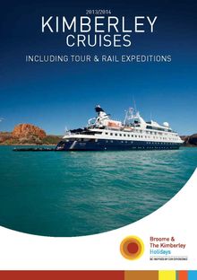 2013-14 Kimberley Cruise Brochure