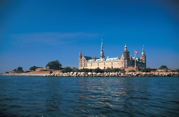 Kronborg Castle from water