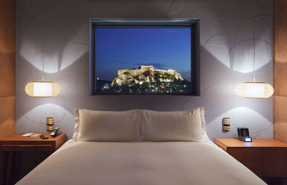 View Of The Acropolis From NEW Hotel Penthouse