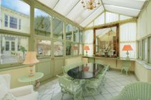 The Conservatory Provides The Perfect Place To Relax In The Heat Of The Day And Admire The Private Enclosed Courtyard.