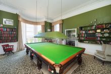 The Games Room, Also On The Ground Floor, Harks Back To Days Of Downton Abbey, With A Full Size Snooker Table As The Centrepiece