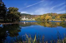 View Of Margam Castle From The Lake