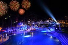 Fireworks celebrating Grand Opening