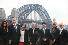 Pictured left to right: Hetti Perkins, Minister for Tourism and Major Events, George Souris, NSW Governor, Her Excellency Profes