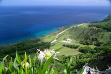 View over the Christmas Island Golf Course