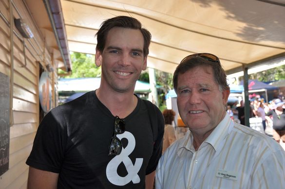 Chris Dixon, F&D; Greg Rogerson, Sunshine Coast Council Div 10 councillor
