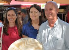 Nina Shadforth, Sunshine Coast Galleries; Veronica Rainbird, SCDL; Tony Gill, Art on Cairncross 