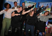 Karen Misick (Marketing Representative for the Jamaica Tourist Board), Dameon Sandhu (Managing Director of BVS), Suzanne Halil (