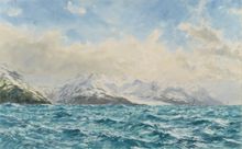 Approaching South Georgia, Artist Bruce Pearson